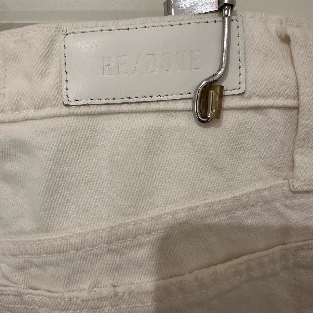 Re/done Women's 70s Distressed Straight-Leg Jeans size 26 - Picture 5 of 8